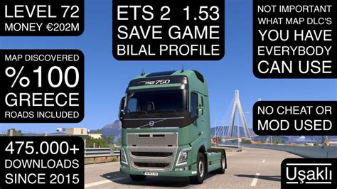 ETS2 Savegames & Profiles .